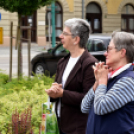 Éneklés a TV torony kilencedik emeletének teraszáról