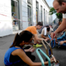 CIÖK kerékpártároló festés