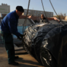 Városi Strandfürdő - Megérkezett a sátortető